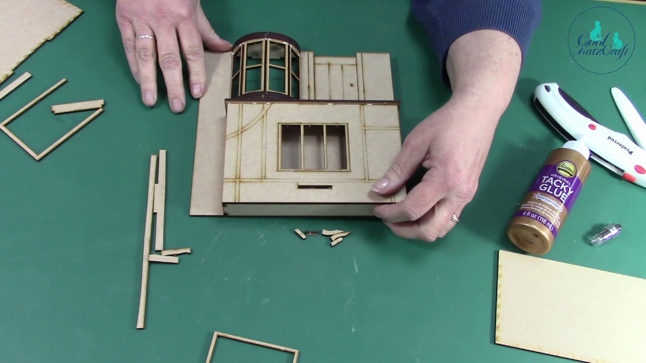Tudor Alley Book Nook Intrigue® (CoolKatzCraft Ltd) - how to assembly tutorial