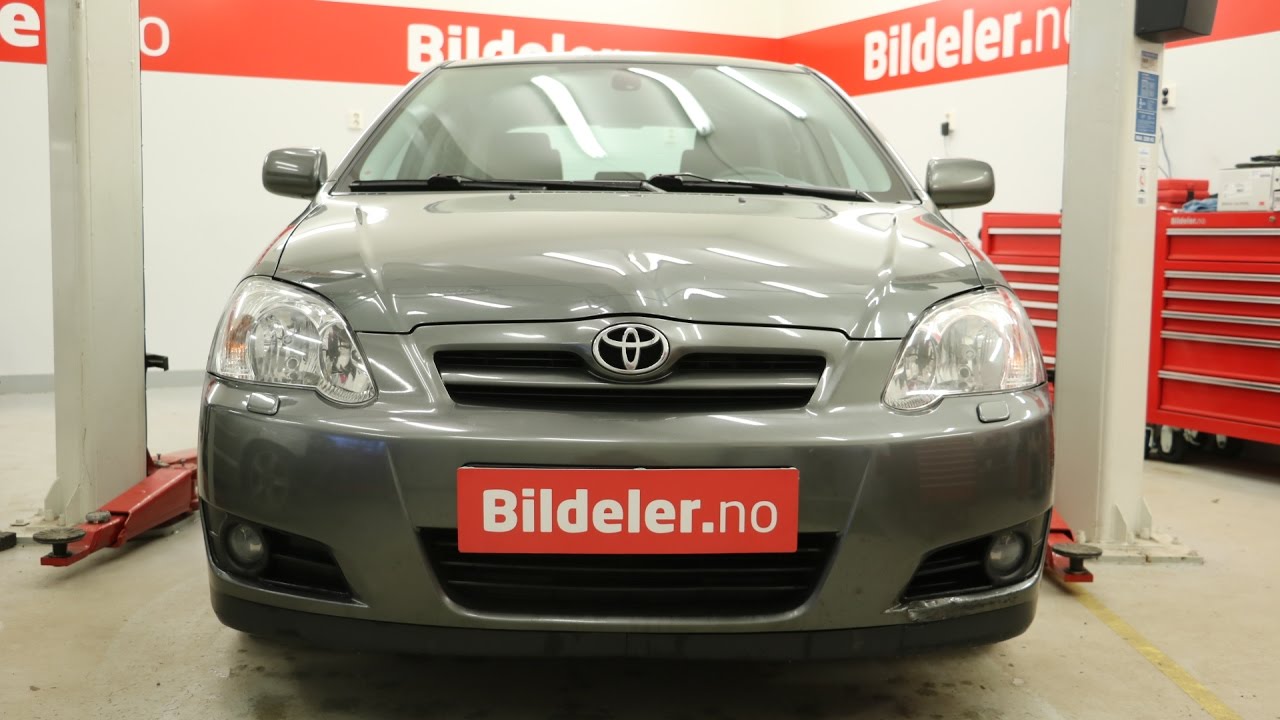 Toyota Corolla: Hvordan bytte støtdempere og fjærer i forstilling - 2002 til 2007 mod. (E12)