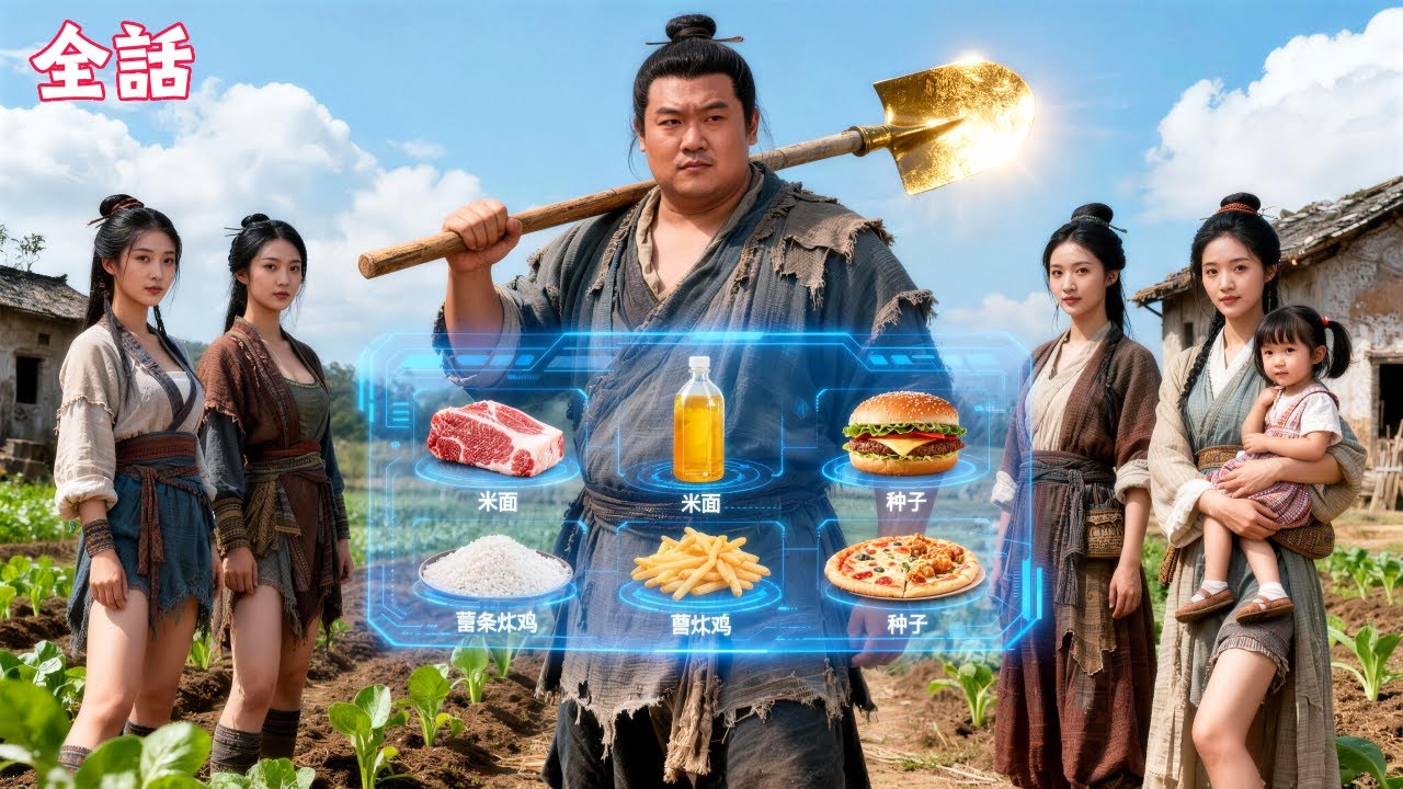 【日本語吹き替え】古代の飢饉の時代にタイムスリップし、偶然にも食料交換システムを覚醒させ、家族全員を貧困から救い豊かにする！