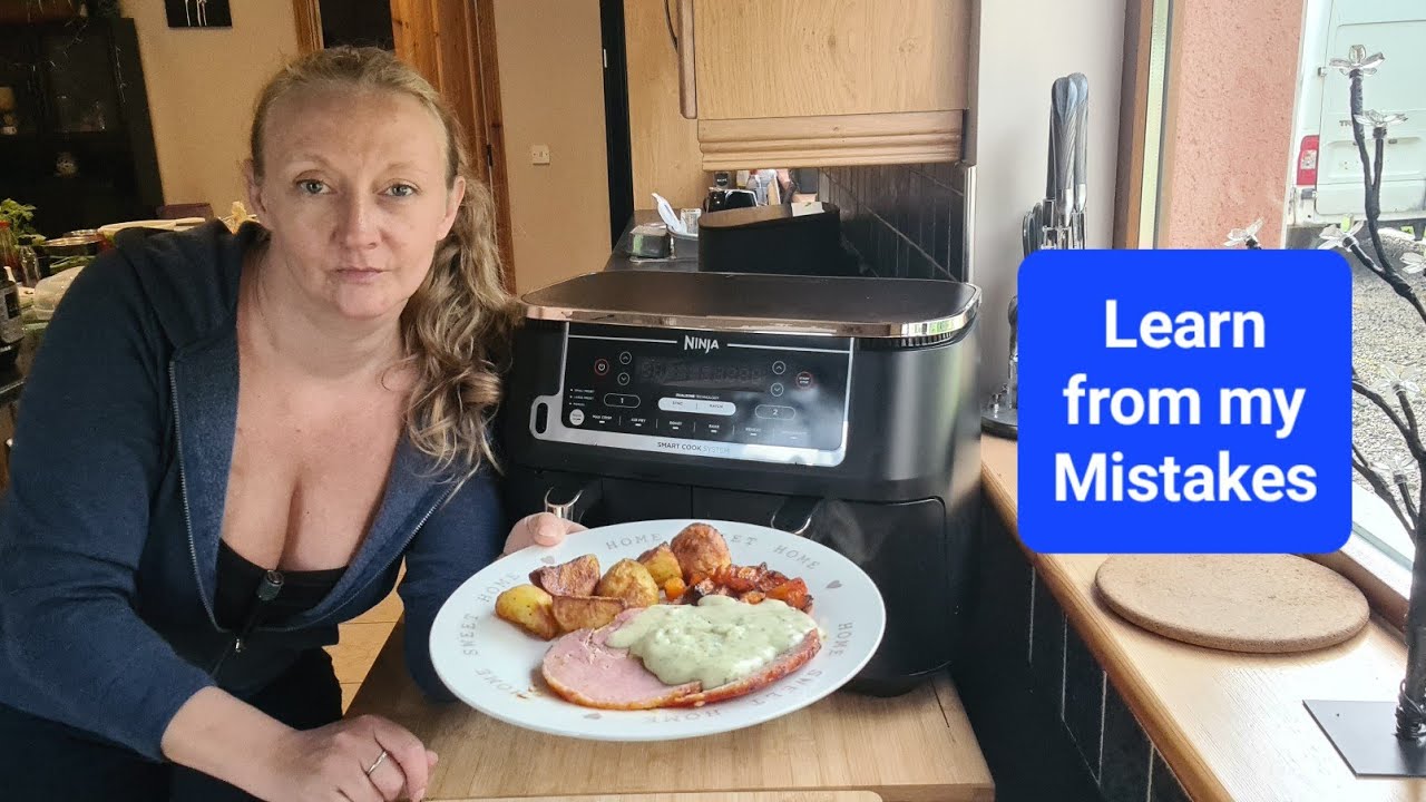 Ninja Air Fryer Roast Ham Dinner | Air Fryer Ham/Gammon