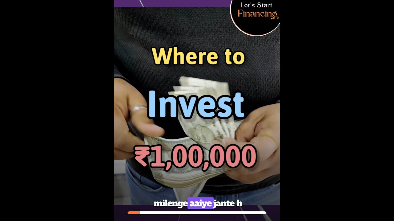 Where to Invest ₹1 Lakh for Maximum Returns | Investment Returns Comparison | #shorts #investing