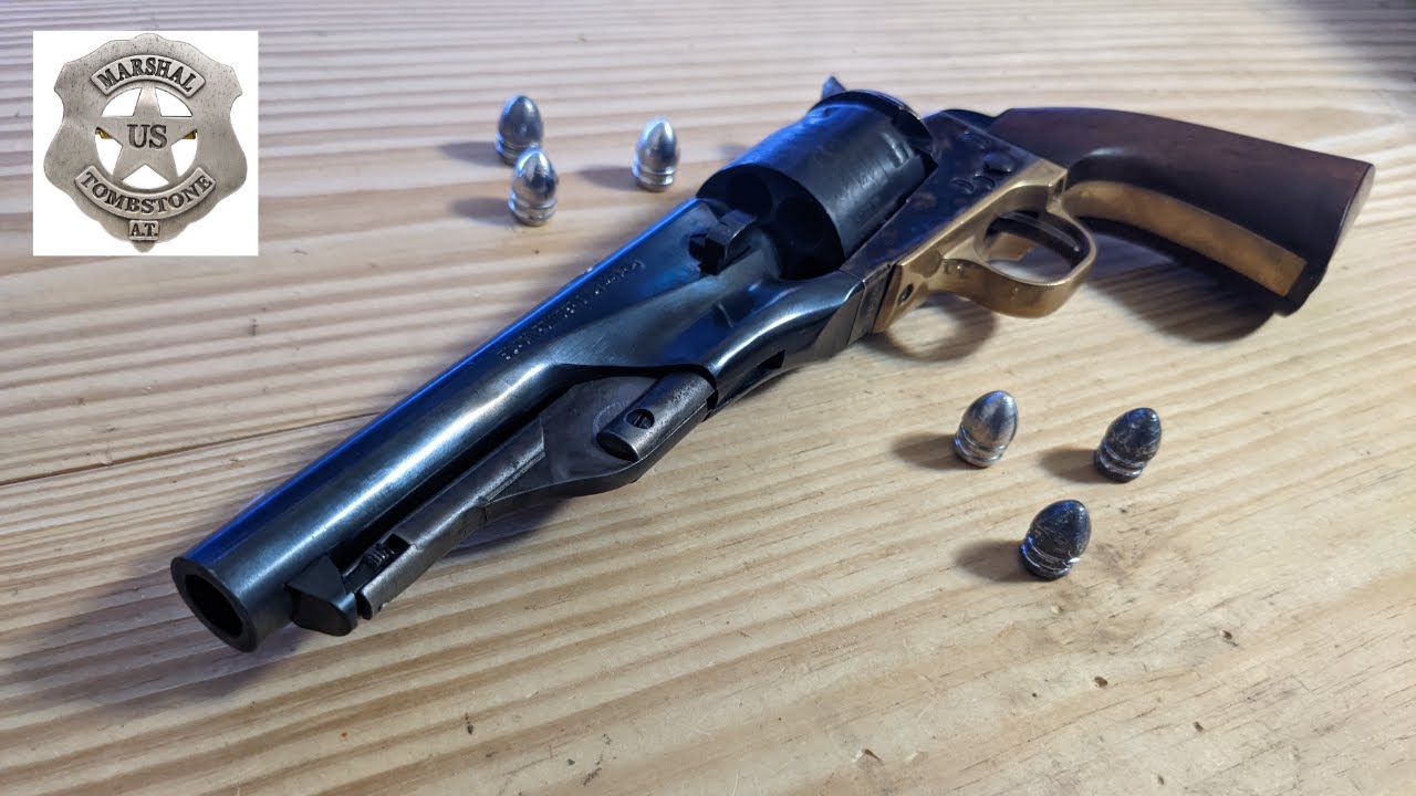 Loading and Shooting the Colt 1860 Army Revolver! Pietta 1860 Army Sheriff