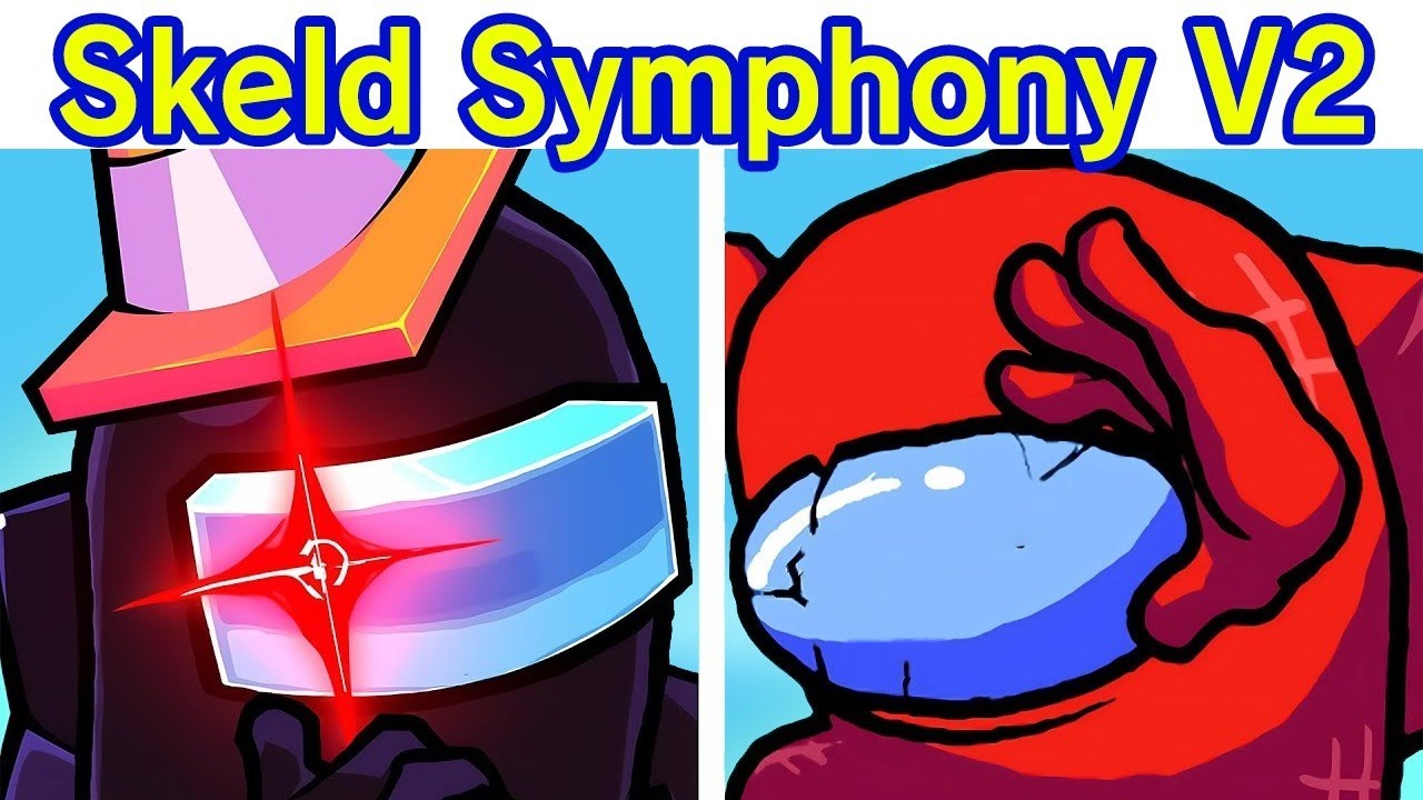 Friday Night Funkin' VS Among Us: Skeld Symphony V2 + Cutscenes (FNF Mod) (Impostor/Double Trouble)
