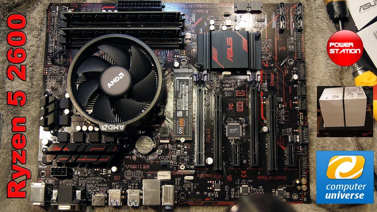 ПК на RyZen 2600. За 30к! Часть 1 (покупка с computeruniverse) 🌀