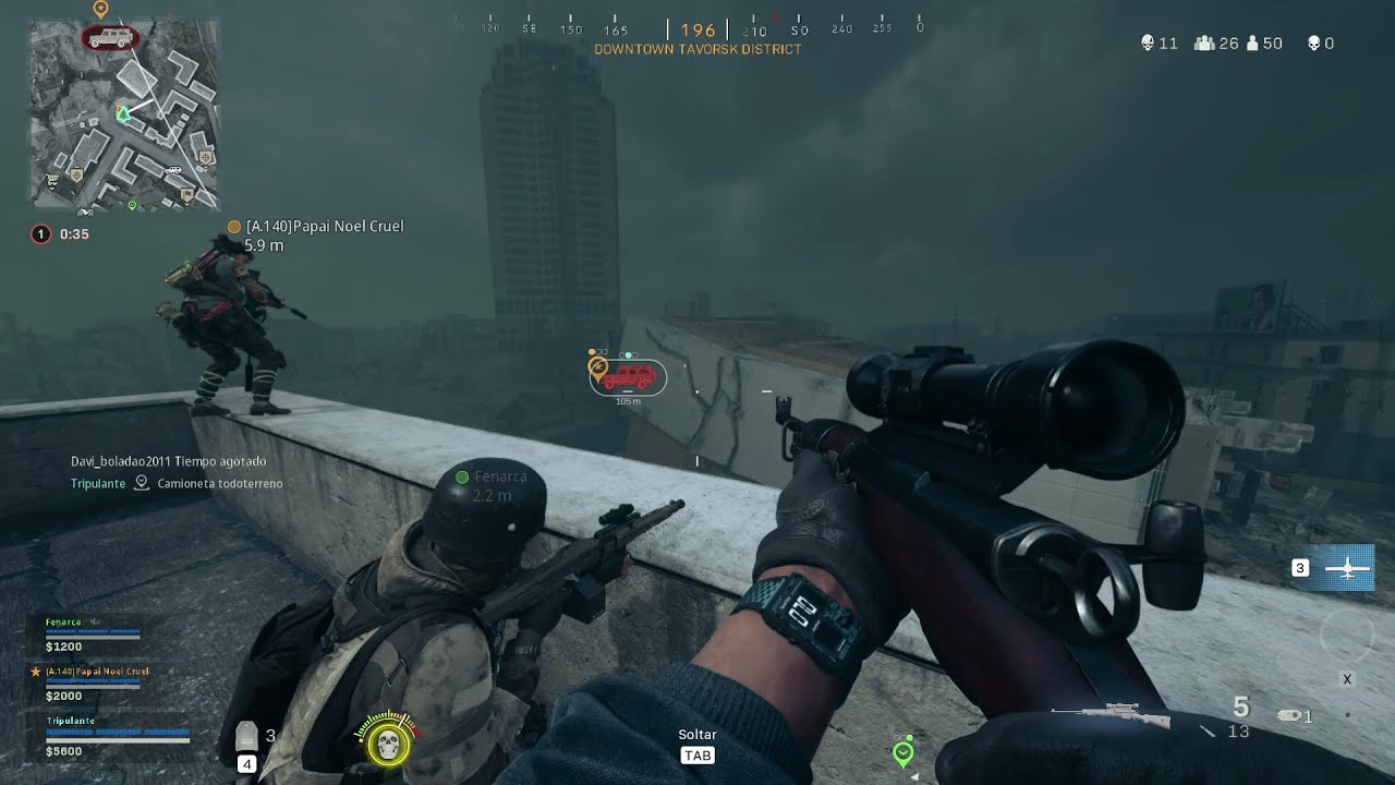 Call Of Duty Warzone Temporada 6 Gameplay Español (Sin Comentarios) - Fantasmas de Verdansk