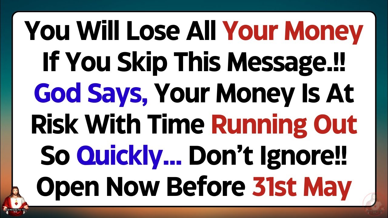 11:11💌God Says, You Will Lose All Your Money If You Skip This... | God Message Today | God's Message