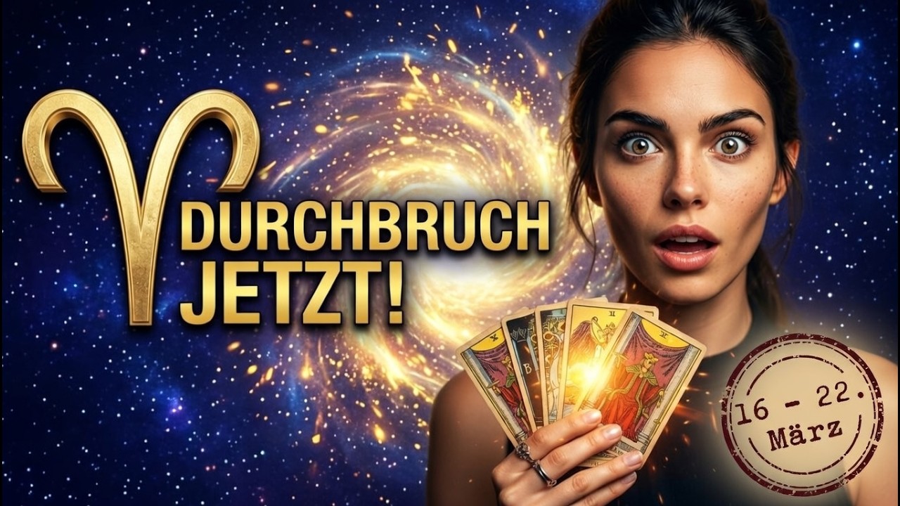 ♈ WIDDER 16.–22. MÄRZ: DER DURCHBRUCH KOMMT JETZT! ⚡️ (Worauf du so lange gewartet hast)