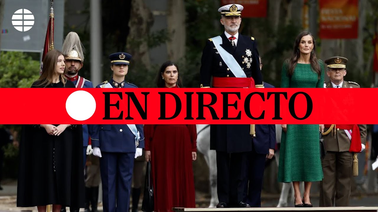 🔴 DIRECTO | Desfile militar del 12 de Octubre presidido por los Reyes de España