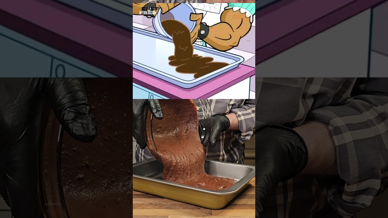 Taste The Boom Of Nana's Bang On Brownie Blast!😋 #shorts #fairlyoddparents #brownies #nickelodeon