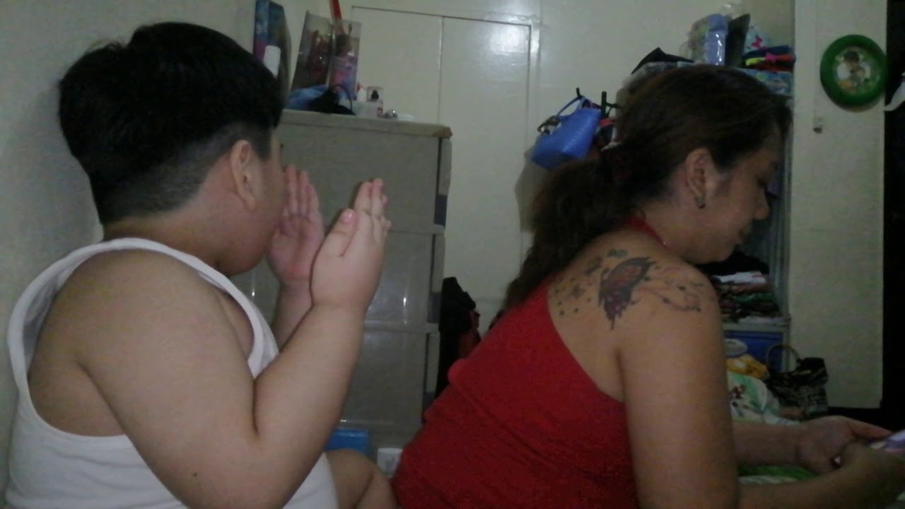 Prince massaging mommy :)