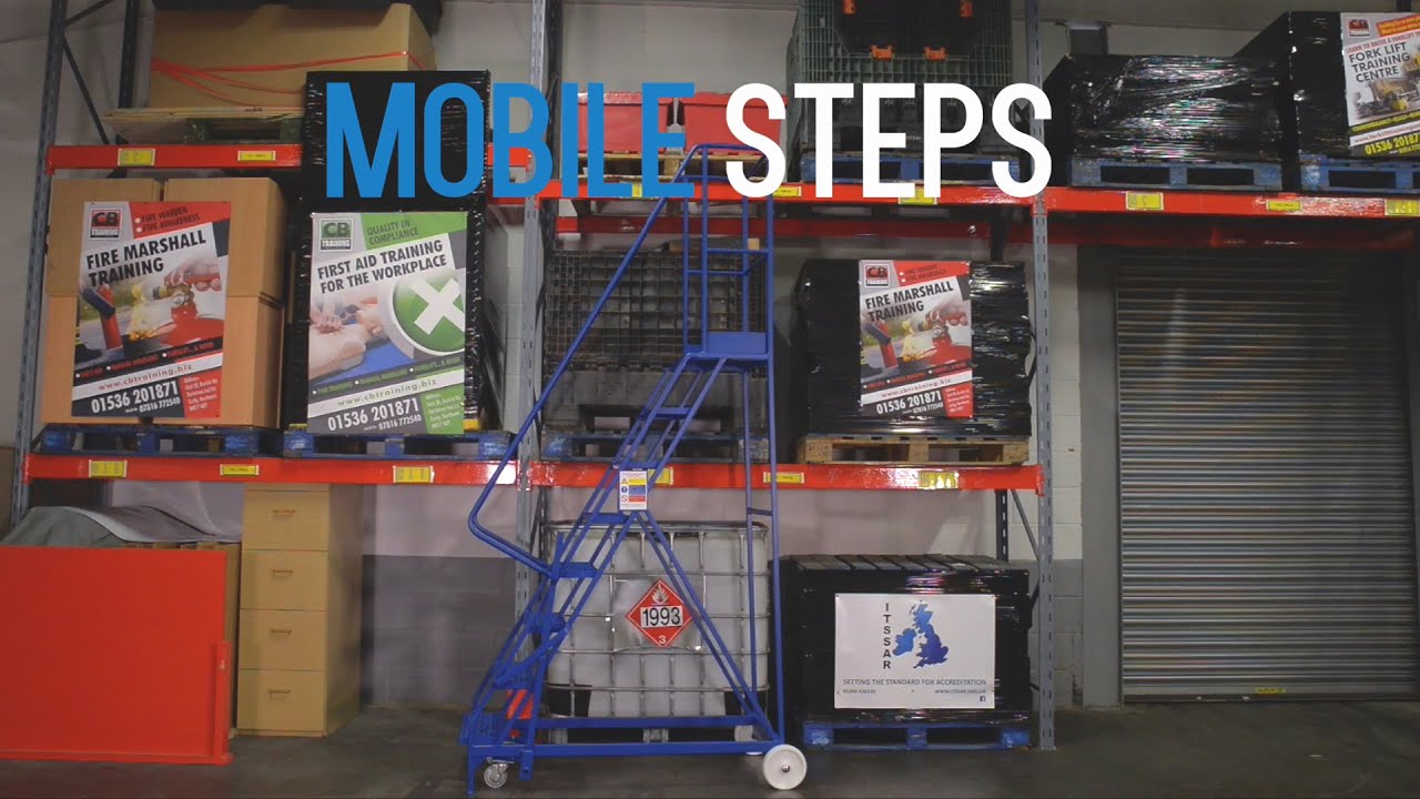 Mobile Steps & Picking Steps - Steps & Stillages Ltd