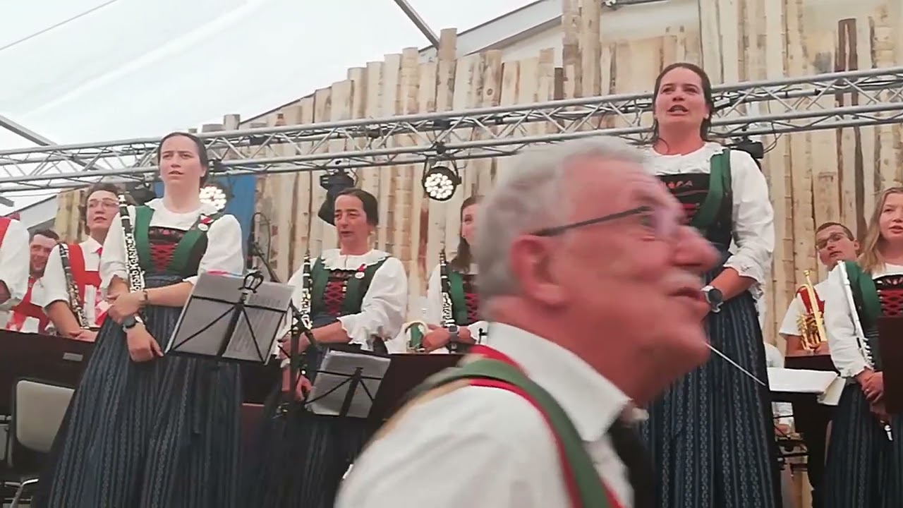 Bezirksmusikfest 2023 in Rietz am 30.7.2023 mit Musikkapelle Sölden