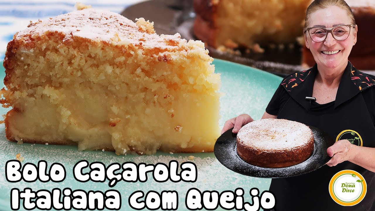 BOLO CAÇAROLA ITALIANA | CAÇAROLA ITALIANA DE QUEIJO | BOLO ITALIANO COM QUEIJO | CHEESE CAKE #547