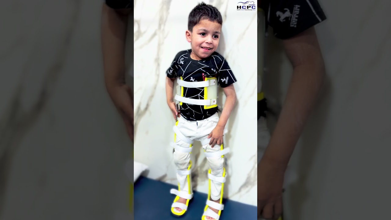 CP Child Standing With Braces – Toward Independence – Dr Bilal Hanif