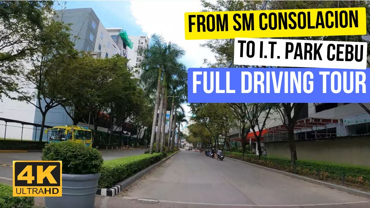 【CEBU🇵🇭 4K】SM Consolacion To IT Park Via Canduman-Talamban Road- Full Driving Tour