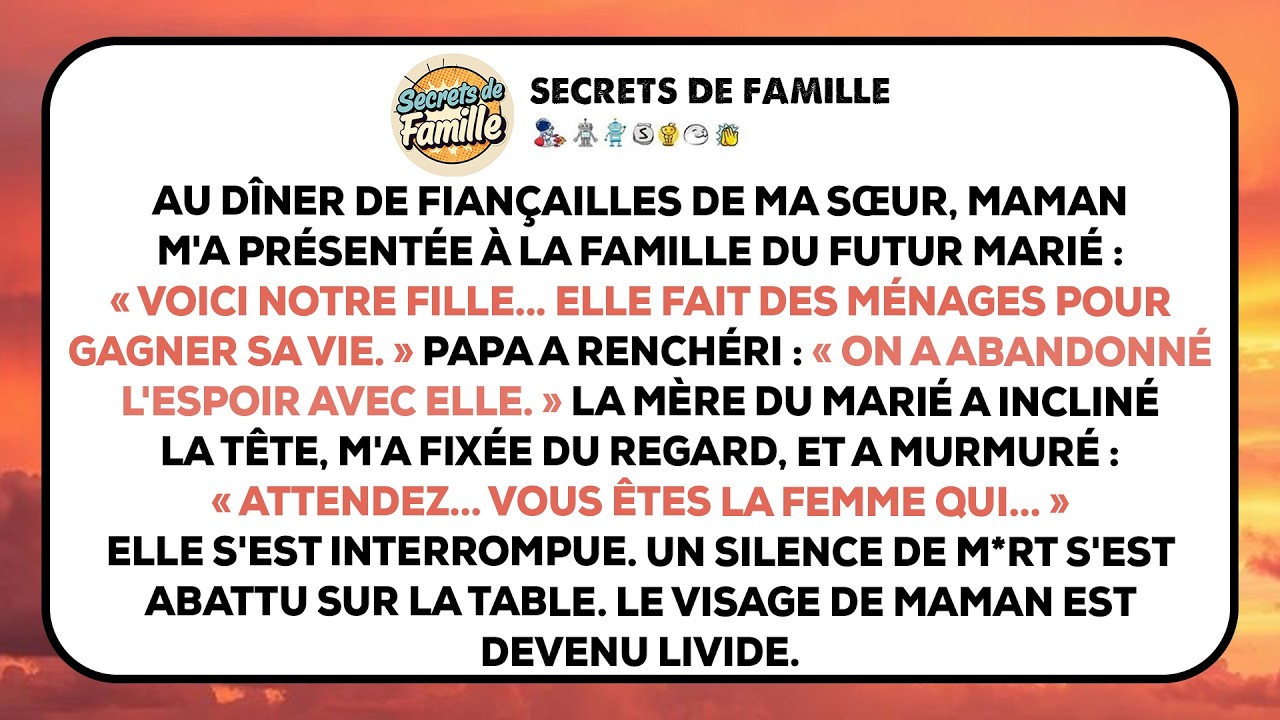 Mes parents ont dit à tout le monde 