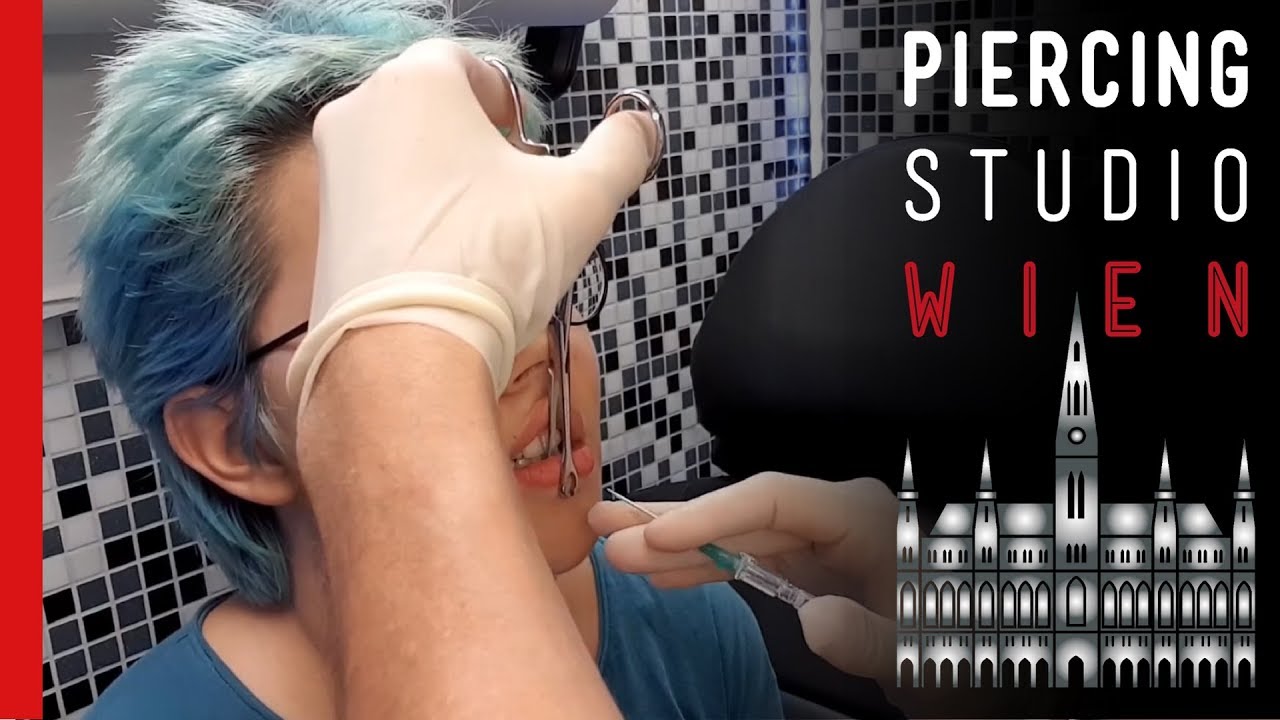 Tut es weh 💉 Piercing ohne Betäubung 💉 Unterlippenpiercing 💉 Marc's Piercing TV
