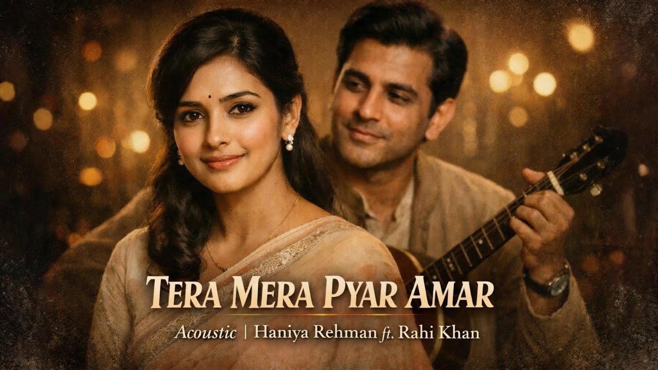 Tera Mera Pyar Amar (Acoustic) | Haniya Rehman ft Rahi Khan | Timeless Classic Love Song