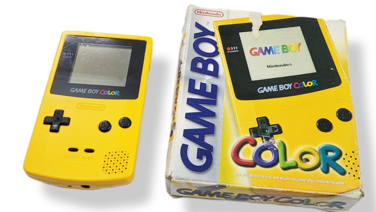 Nintendo Game Boy Color ASMR Unboxing | retro classic video game console