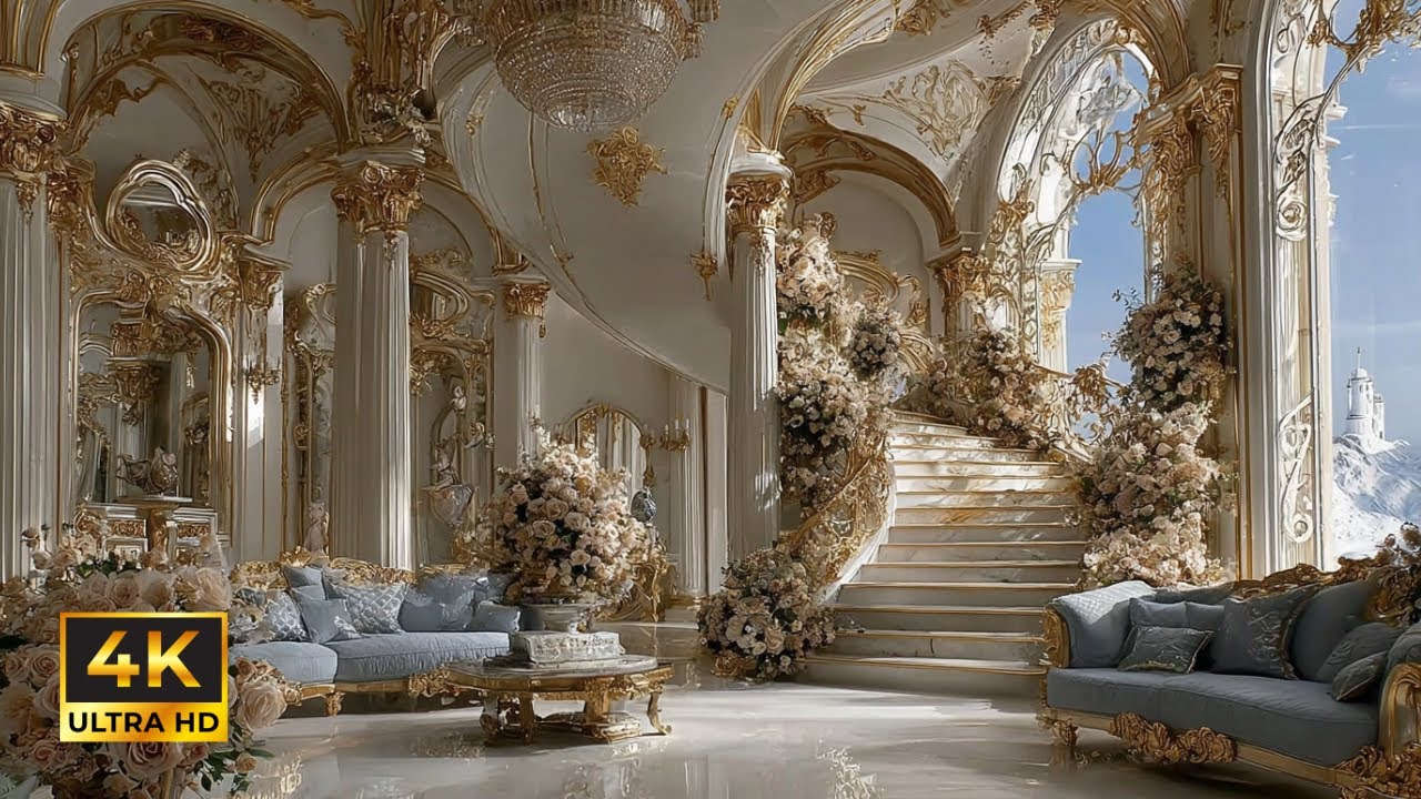 The Silent Palace of Gold | Relaxing Fantasy Music & Art