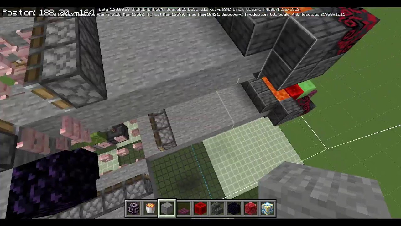Fast stone and moss farms for Minecraft 1.20. Second Stream.