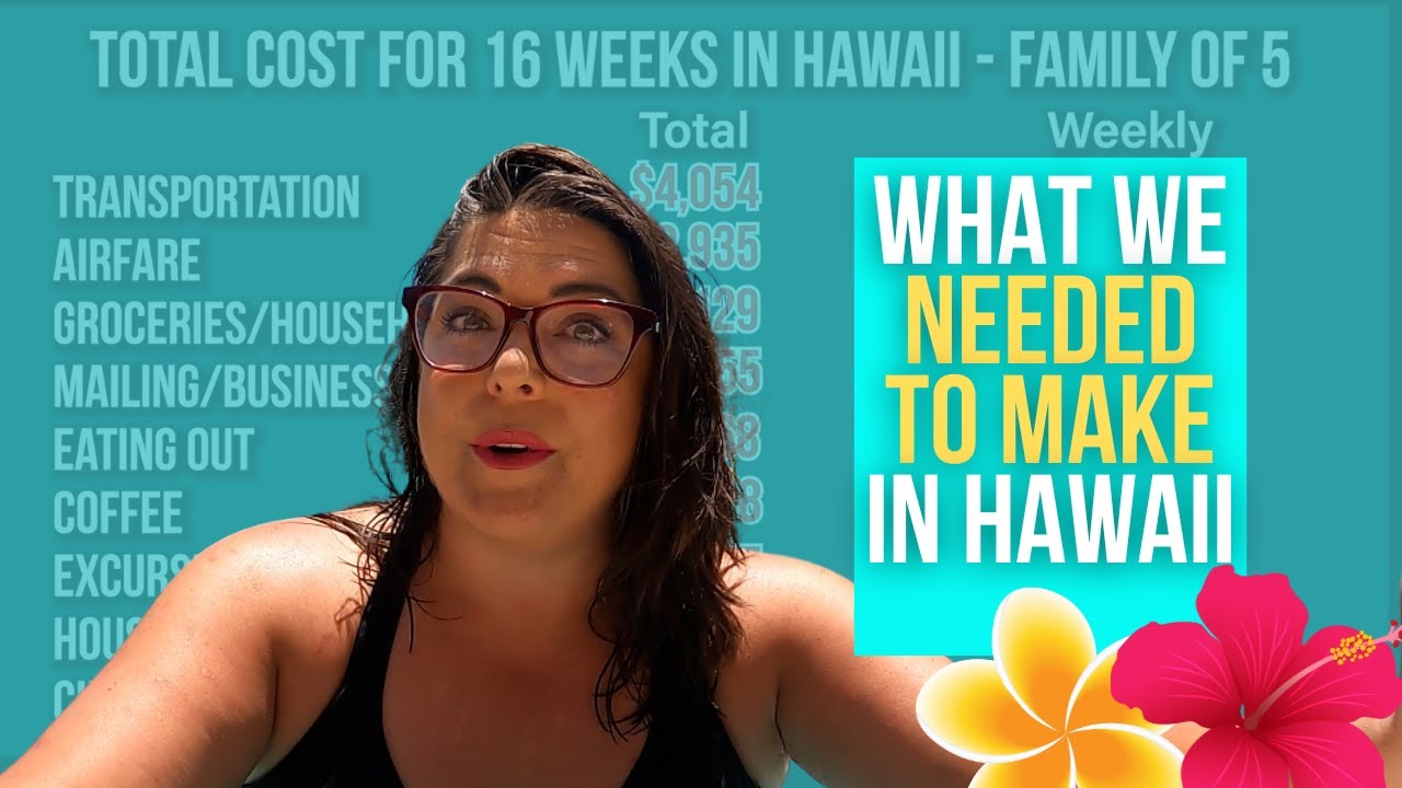 Hawaii Travel Nurse Family Expenses for 16 weeks 👀(What you NEED to make!)