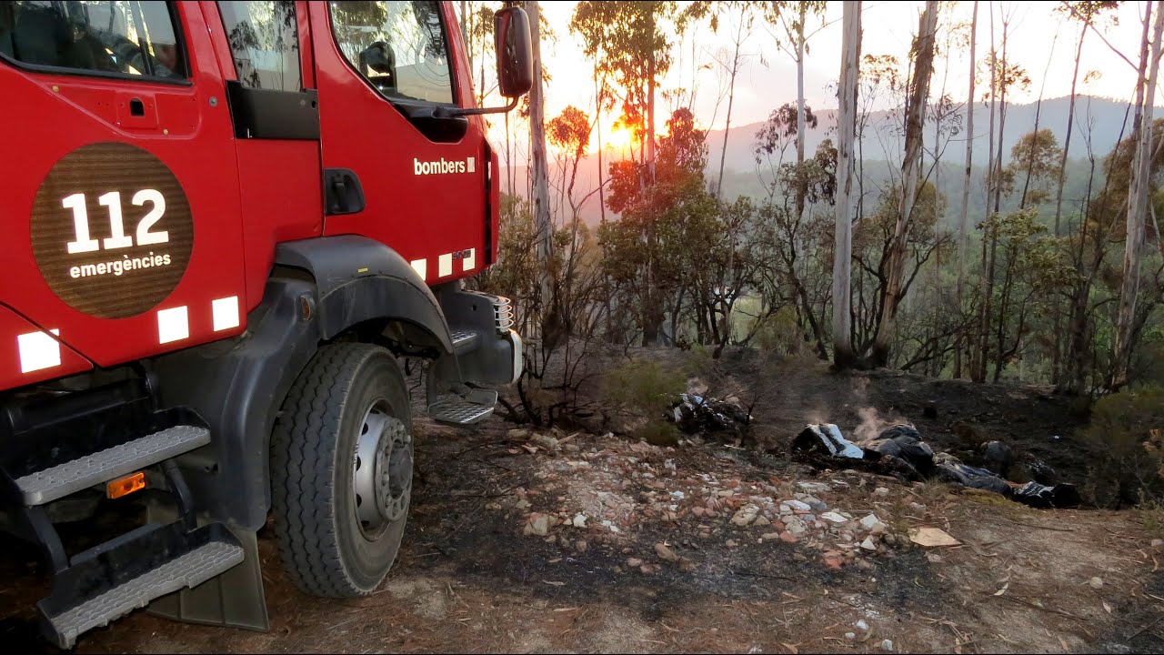 Incendi Forestal a Blanes - Diumenge 24 Juliol 2016