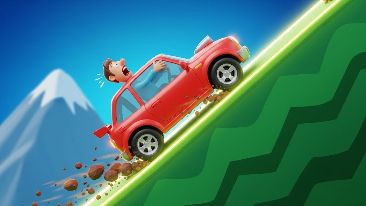 hill climbing racing☠️ game play @AtharvGamerz44 