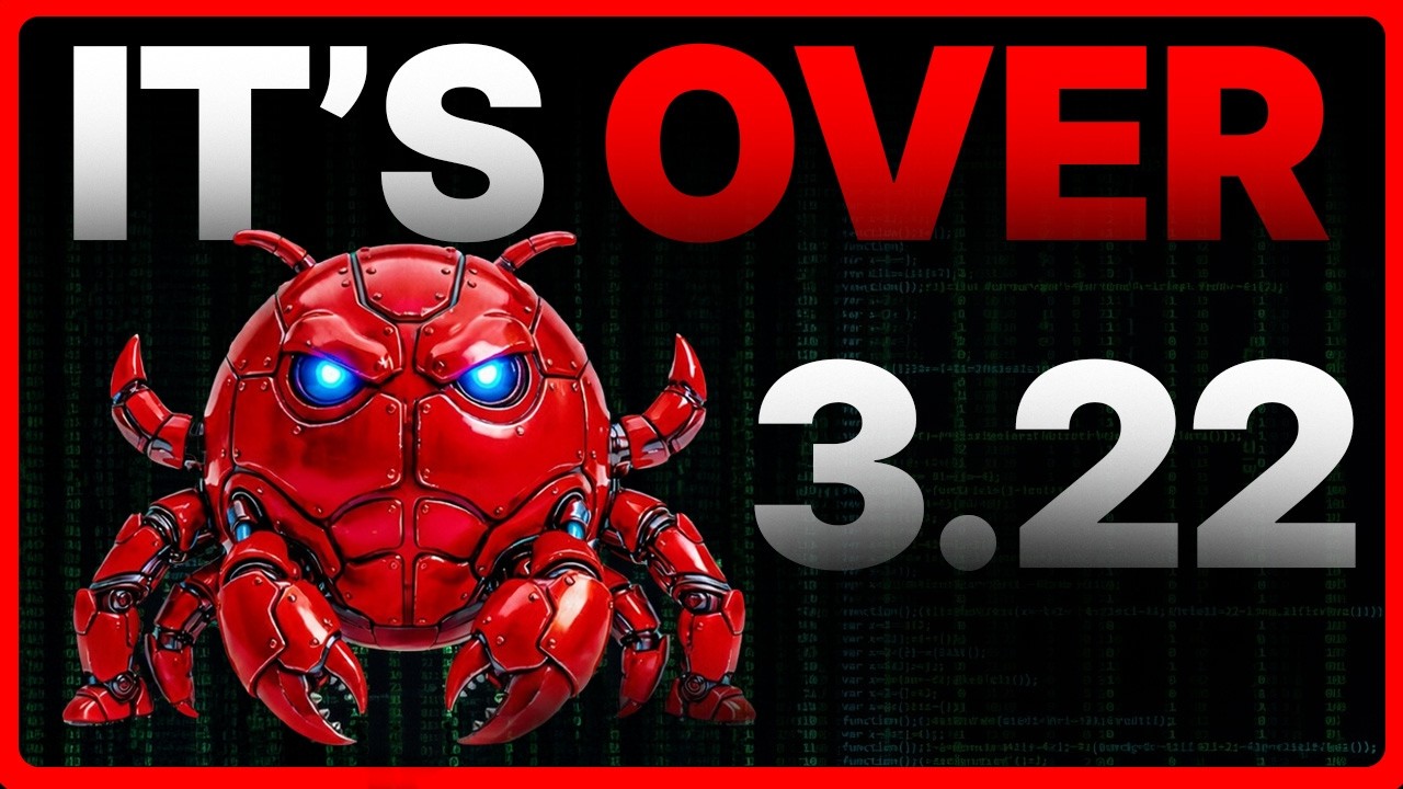 OpenClaw 3.22 навсегда изменил систему искусственного интеллекта.