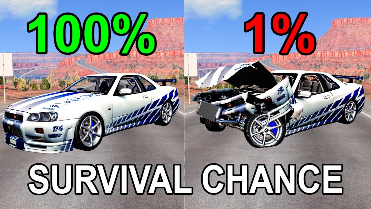 Realistic Survival Chance Crashes #9 | BeamNG.drive