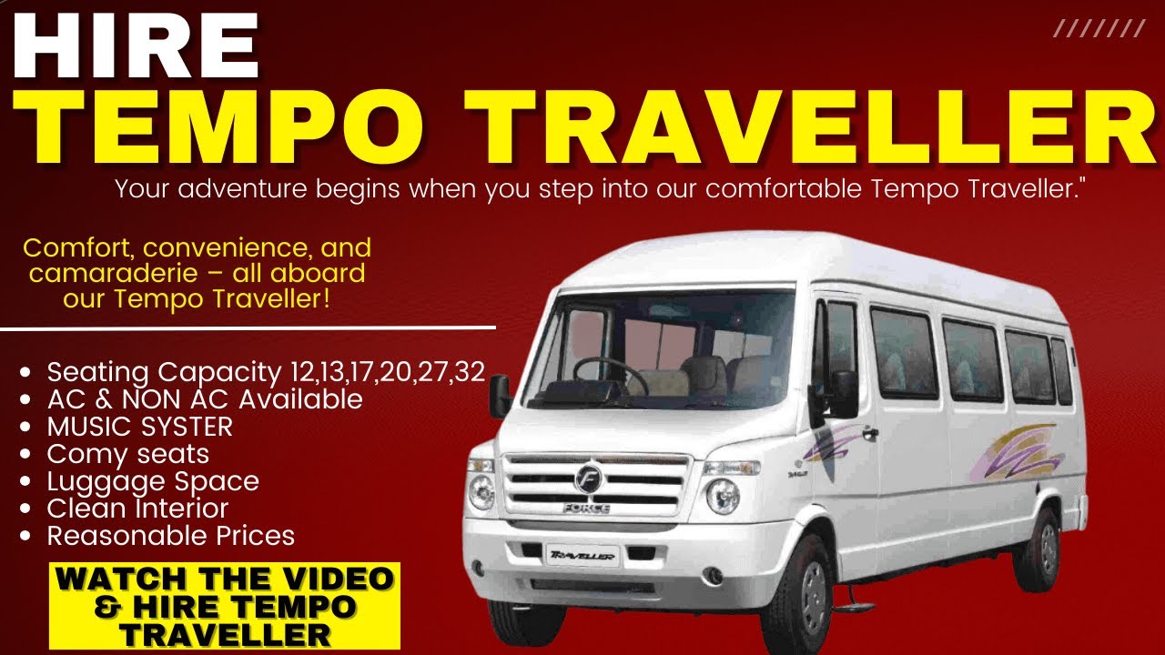 Hire Tempo Traveller In Hyderabad | Car Rental Services in Hyderabad | Mini Bus Hire in Hyderabad