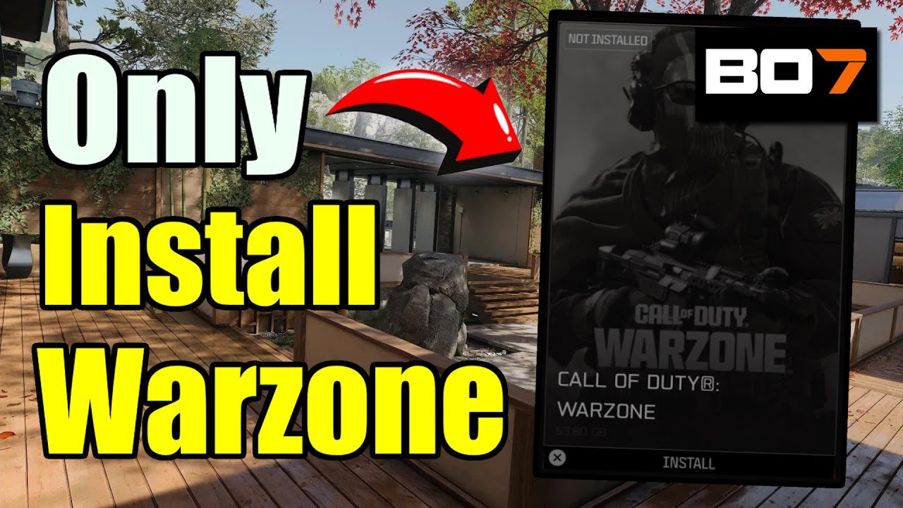 Как установить только COD Warzone, но не Black Ops 7 (лучший способ)