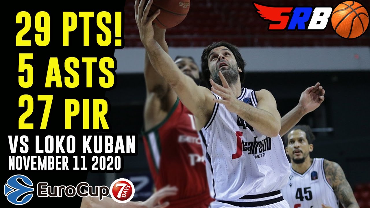 MILOS TEODOSIC 29 points! 5 asts | Loko Kuban - Virtus | Full Highlights | 11.11.2020