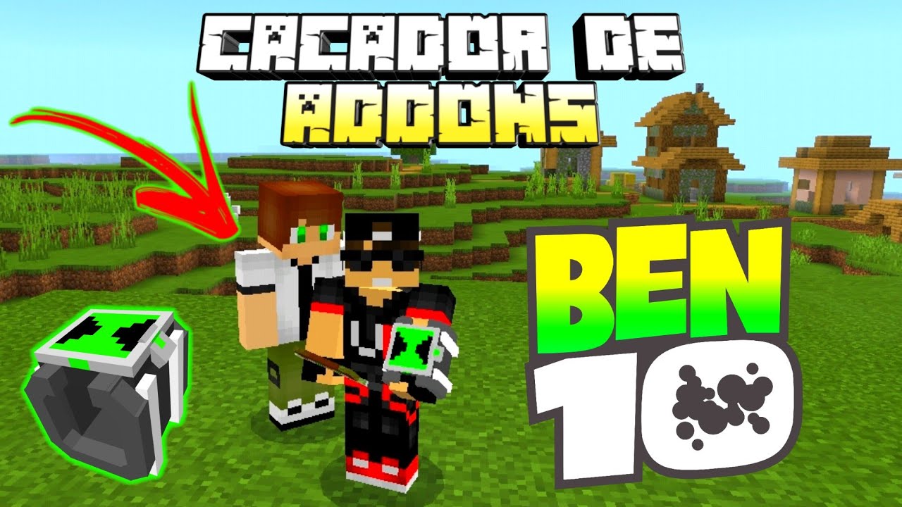 🔥INCRIVEL ADDON DO BEN 10 V4 SURVIVAL!!- Caçador de addons