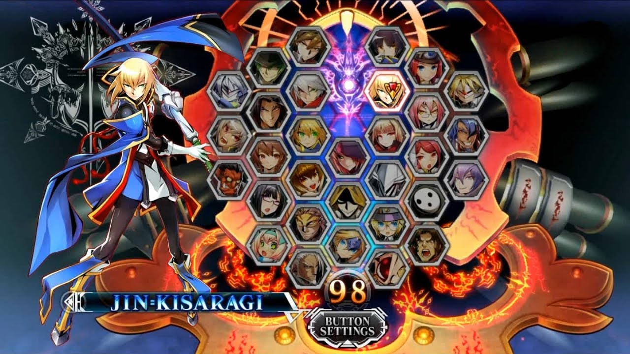 [BLAZBLUE CENTRALFICTION][BBCF2]JIn KIsaragi combo collections