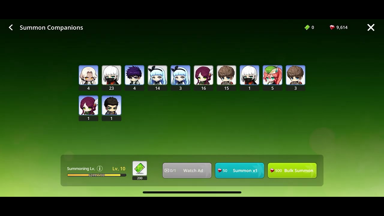 ANOTHER 5000 COMPANION SUMMONS! CAN I GET LEGENDARY? Maplestory Idle RPG P2W Episode 103