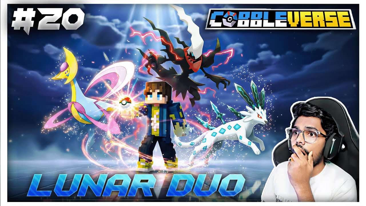 I Caught the Legendary Lunar Duo🌙 The Most Mystical Episode in Cobbleverse Minecraft!