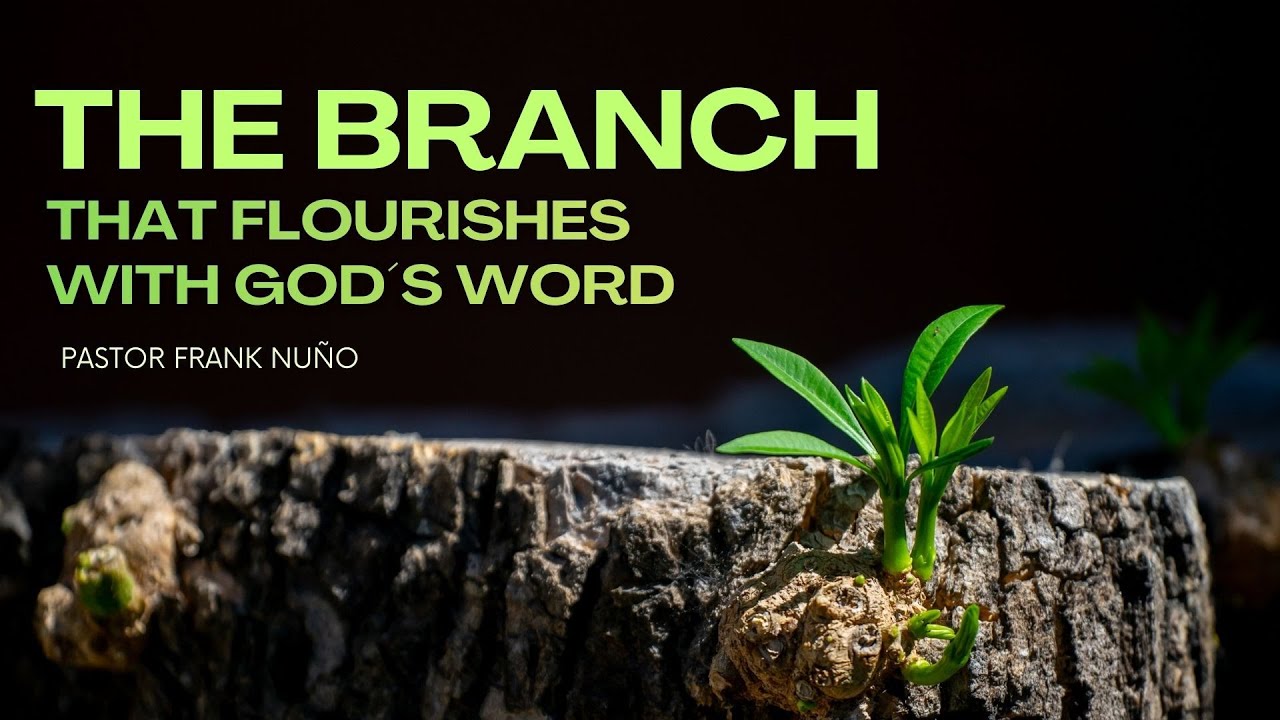 THE BRANCH THAT FLOURISHESWITH GOD'S WORD. PASTOR FRANK NUÑO #christianservice #godsword
