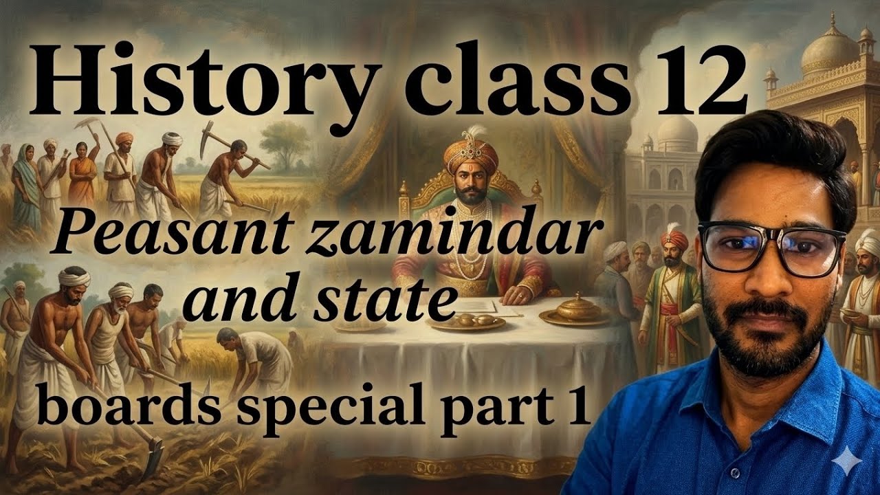 History - class 12- Peasant zamindar and state #history #upsc history #boards exams 