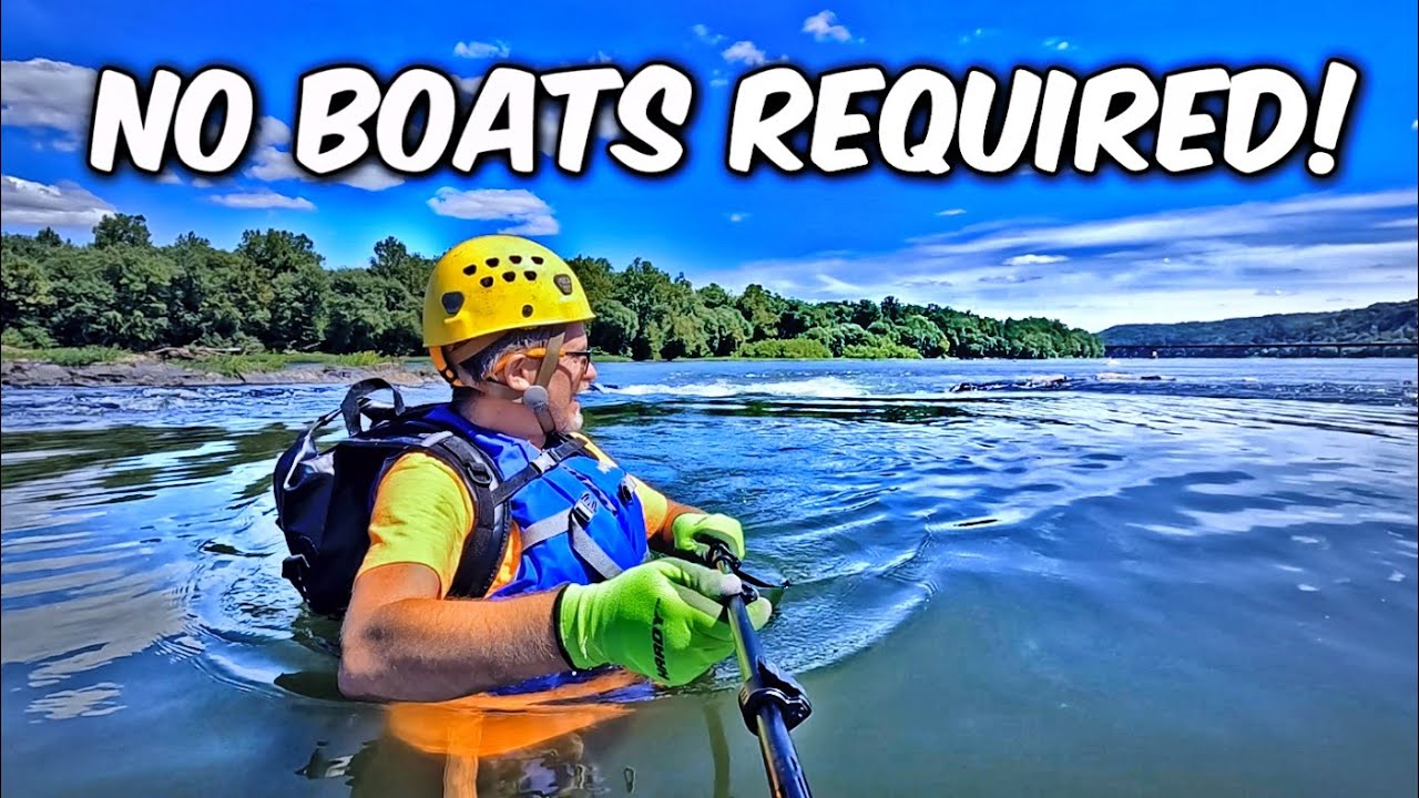 I can only do this when the river is low... SO LET'S GO!