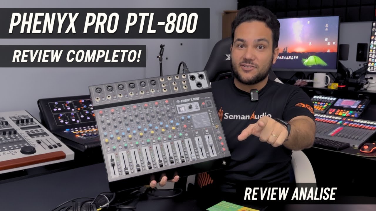 Mesa de Som Phenyx Pro PTL- 800