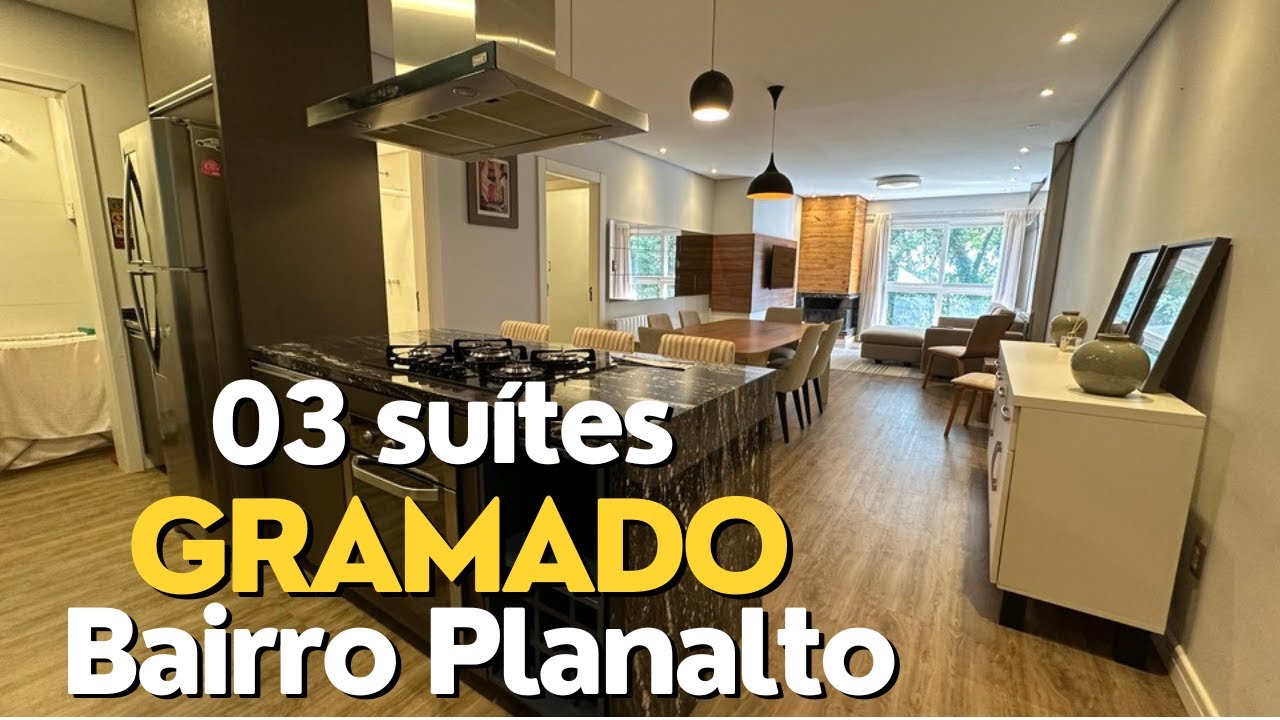 Apartamento de 3 suítes mobiliado e decorado para venda em Gramado/RS