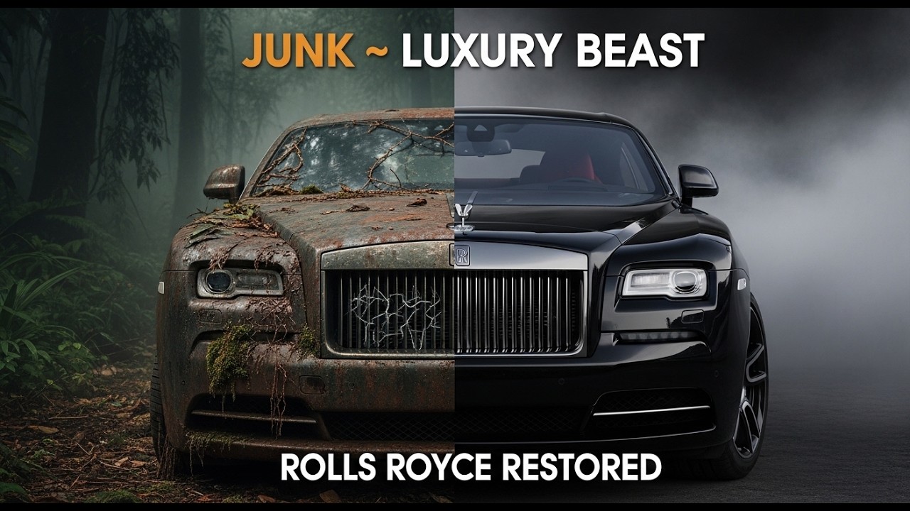 Abandoned Rolls-Royce Wraith Found in Jungle | Full Restoration to Luxury Beast