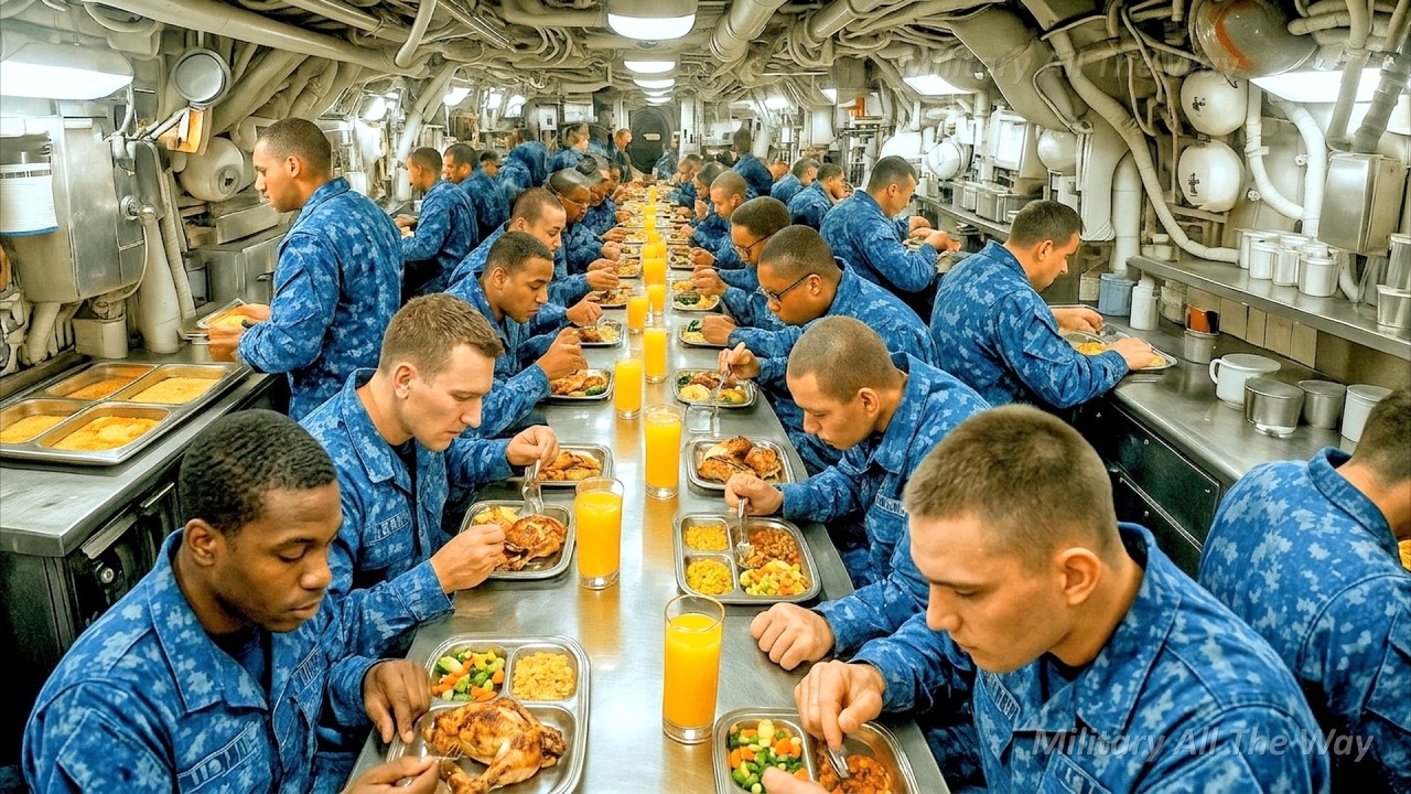 Life Inside US $4 Billion Nuclear Submarine. Inside Kitchen and Sleeping Rooms