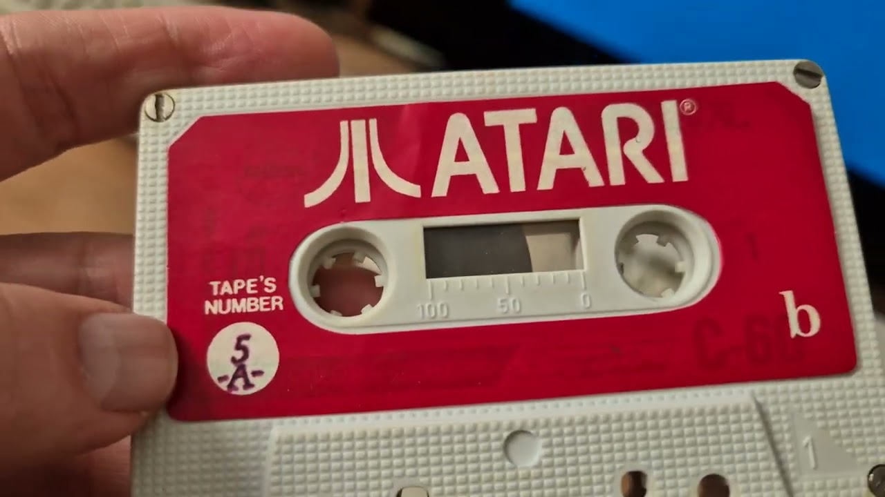[cz. 1] Spontaniczne wczytywanie znalezionej, starej kasety z grami na Atari 800 XL !