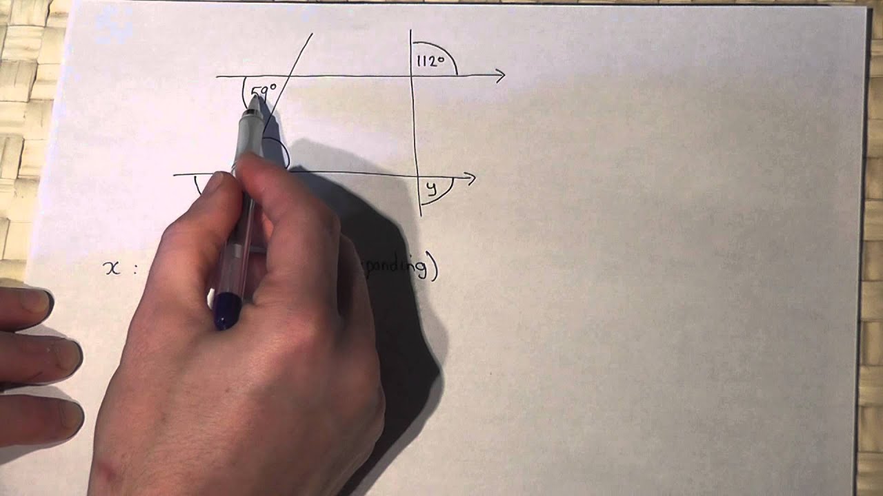 Geometry: Understanding corresponding angles and alternate angles