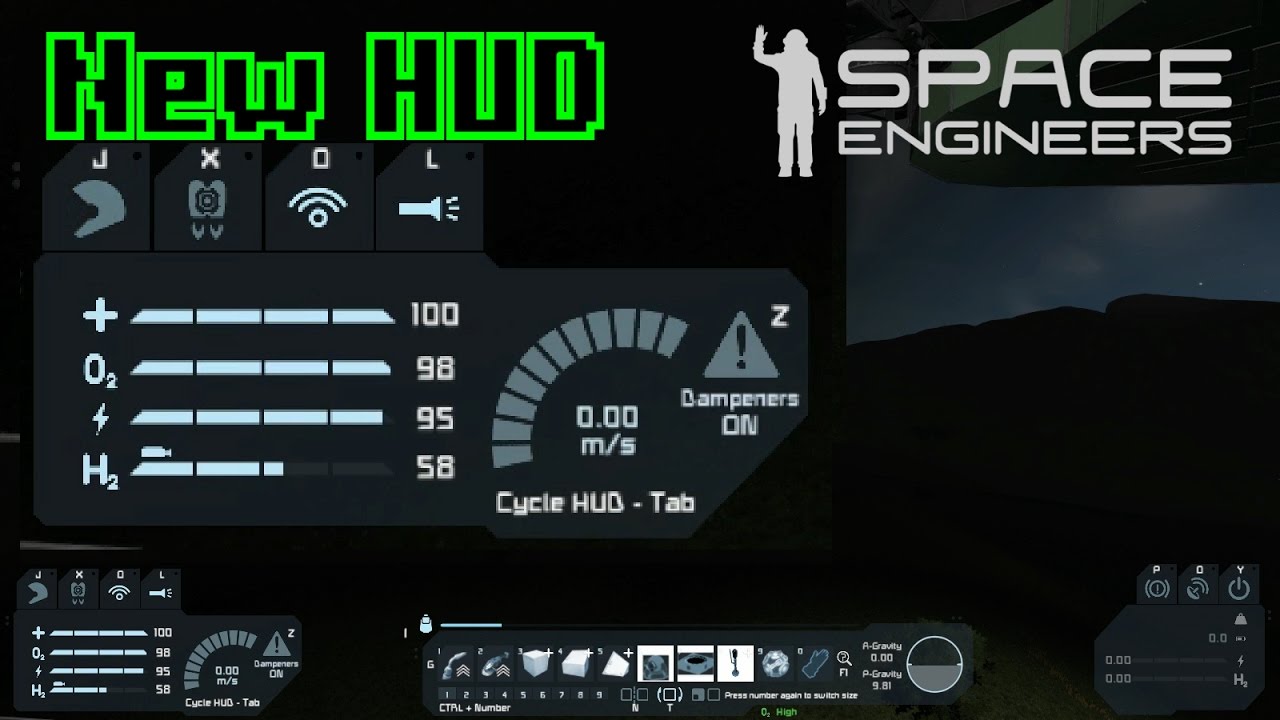 💤😴 Long and detailed analysis of the new GUI/HUD - Space Engineers