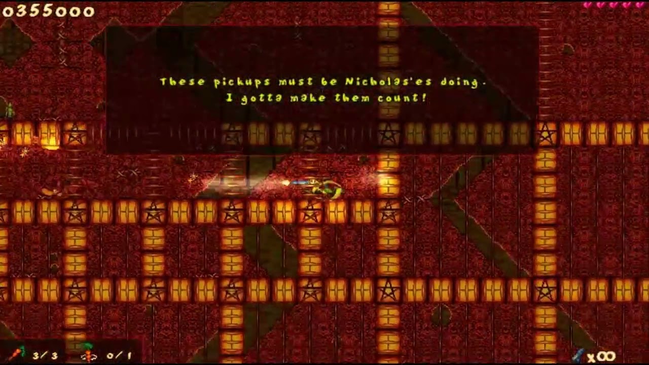 Jazz Jackrabbit 2 - Bilsy Boss SJ version Boss Fight