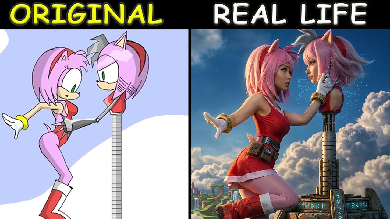 Rusty Rose knocks out AMY in the RING! P11 | Sonic The Hedgehog 3 Animation | Original vs Plush Toys