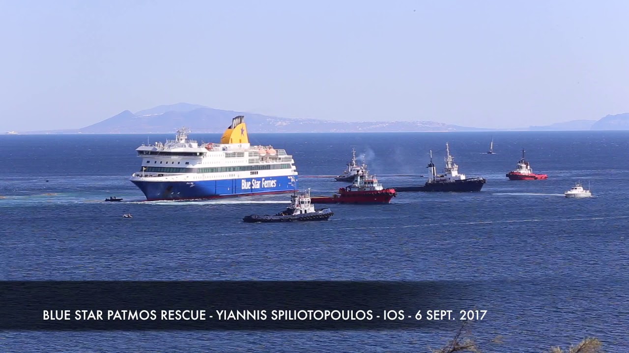 BLUE STAR PATMOS - DETACHMENT FROM REEF & TOW